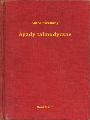 cover image of Agady talmudyczne
